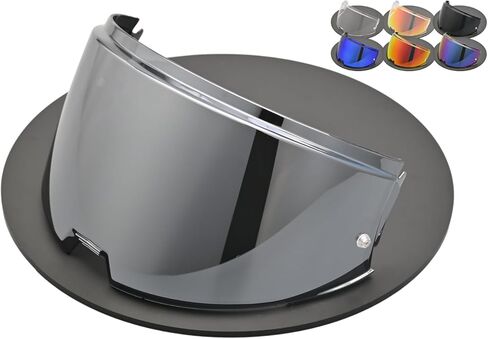 Compatible With LS2 Advant Modular Helmet Visor FF906 Advant Ready Outer Shield Motorcycle Outer Face Shield Replacement Accessories (Clear Revo Red) in Saudi Arabia