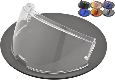 Compatible With LS2 Advant Modular Helmet Visor FF906 Advant Ready Outer Shield Motorcycle Outer Face Shield Replacement Accessories (Clear Revo Red) in Saudi Arabia