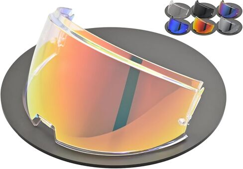 Compatible With LS2 Advant Modular Helmet Visor FF906 Advant Ready Outer Shield Motorcycle Outer Face Shield Replacement Accessories (Clear Revo Red) in Saudi Arabia