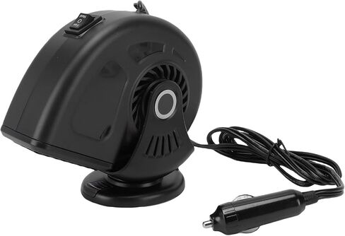 SUNGOOYUE Car Heater, 2 in 1 Cool Warm Modes Fast Heating Windshield Demister for SUV, Compact Size for Quick Defrost and Climate Control (Black) in Kuwait