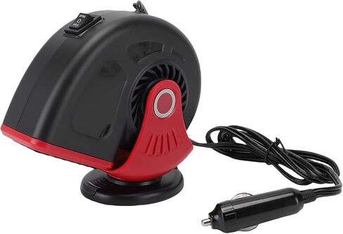 SUNGOOYUE Car Heater, 2 in 1 Cool Warm Modes Fast Heating Windshield Demister for SUV, Compact Size for Quick Defrost and Climate Control (Black) in Saudi Arabia