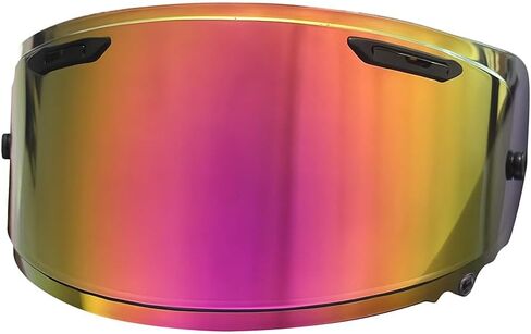 Regent-X Replacement Helmet Visor Compatible with RX7X VAS-V MAX Quantum-X Corsair-X UV Protection Anti-Scratch Wearproof Shield Universal Face Shield Accessories(Gold Red) in Kuwait