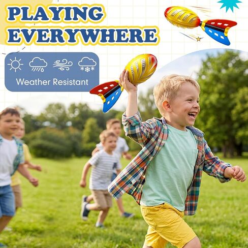 24 Pack Foam Missile Footballs with Aerodynamic Tails, 9 in Soft Foam Sports Football, Safe Throwing Ball Toys for Kids Dog Outdoor Game Backyard Beach Pool Play in Kuwait