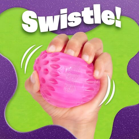 Nickelodeon Gak Splat 2 كرات + 1 كرة قدم رياضية، حزمة من 3 قطع، رمي، التقاط، لعب! in Kuwait