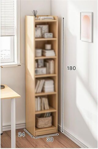 Sandwich Bookshelf Home Storage Shelf Floor to Ceiling Bedroom Cabinet in Kuwait