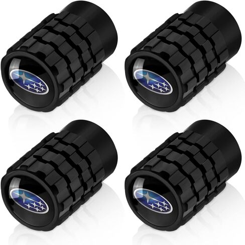 4pcs Tire Valve Stem Caps for GMC Sierra Denali Canyon Terrain Yukon Jimmy Acadia Series Stem Cap Universal Car Air Cover Car Accessories for Cars, SUV, Truck, Motorcycles Black in Kuwait