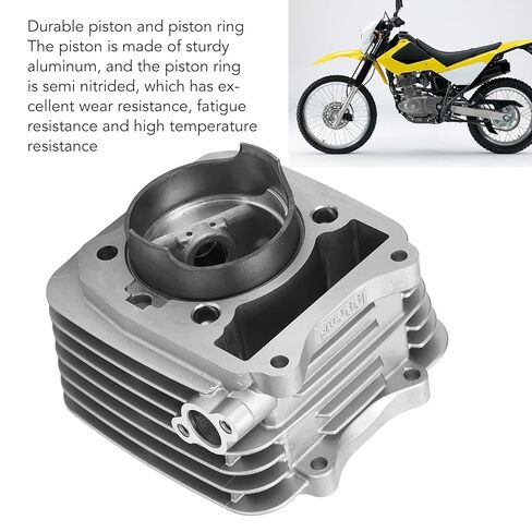 Cylinder Top End Kit Piston Ring Compatible, High Strength Smooth Driving Replacement for DR200 DR200SE in Kuwait