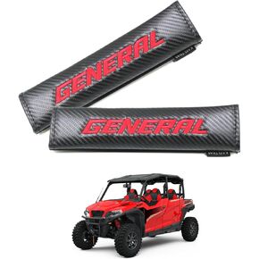 KAELTHAS قطعتان من وسادة غطاء حزام مقعد السيارة متوافقة مع Polaris RZR XP 1000 Pro R S جميع سلاسل غطاء حزام الأمان من ألياف الكربون، وسائد وإكسسوارات داخلية مريحة للقيادة (RZR) in Kuwait