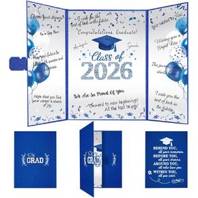 كتاب ضيوف التخرج من QIYANPAX 2026، ديكورات التخرج باللونين الأحمر والأزرق فئة 2026، كتاب توقيع التخرج، بديل كتاب ضيوف تهنئة التخرج، هدايا التخرج لها in Kuwait