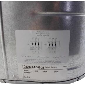 D2D133-AB02-23 400V 0.42A 270W 2050RPM Cooling Fan 133mm in Kuwait