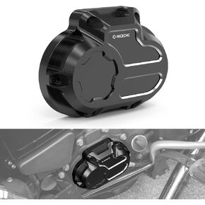 NICECNC Balck Transmission Side Cover Compatible with Harley Dyna 2006-2017, Electra Glide 2007-2013, Road Glide 2007-2013, Road King 2007-2016, Street Glide 2007-2013,6061 Aluminum, See Fitments in Kuwait