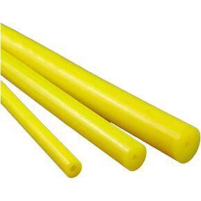 1pc Yellow Polyurethane Hollow Rod Gaskets PU PlasticShock with Outer Diameter 20~45mm Inner Hole Aperture 8mm(OD 30mm Hole 8mm) in Kuwait