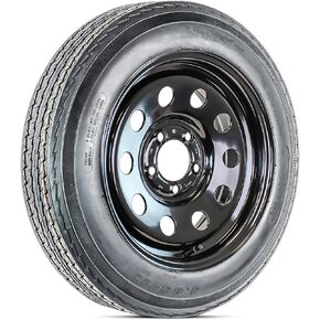 eCustomrim Trailer Tire Rim Assembly 4.80-12 480-12 12 in. Load B 5 Lug Black Modular Wheel - 2 Year Warranty w/Roadside in Kuwait