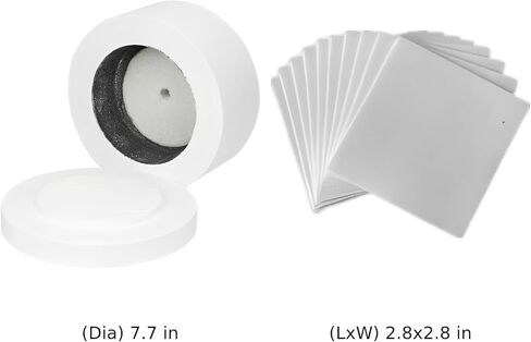 Ceramic Fiber Microwave Kiln, High-Temp Glass Fusing Furnace with 10 Square Papers for DIY Art & Craft Projects in Kuwait