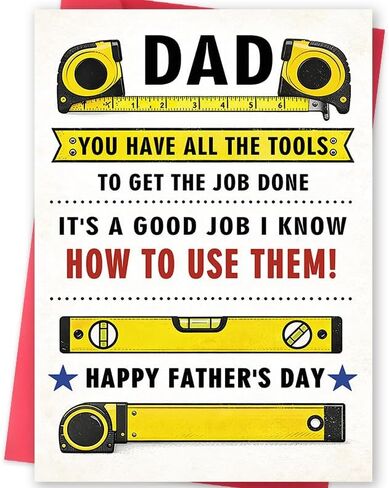 Fathers Day Card for Son, Happy Father's Day Son Card, Fathers Day Gift for Men, Heartfelt Greeting Card for a Good Men and Father, Proud Parent Card in Saudi Arabia