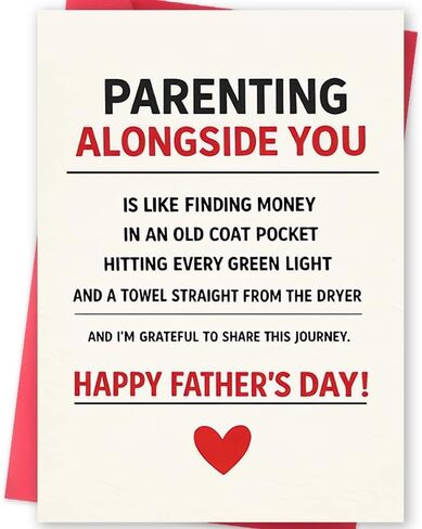 Fathers Day Card for Son, Happy Father's Day Son Card, Fathers Day Gift for Men, Heartfelt Greeting Card for a Good Men and Father, Proud Parent Card in Saudi Arabia
