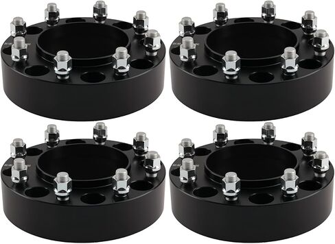 maXpeedingrods 8x180mm Wheel Spacers 2" for Chevy Silverado GMC Sierra 2500 3500 HD 2011-2024, 124.1mm Hub Bore M14x1.5 Studs in Kuwait