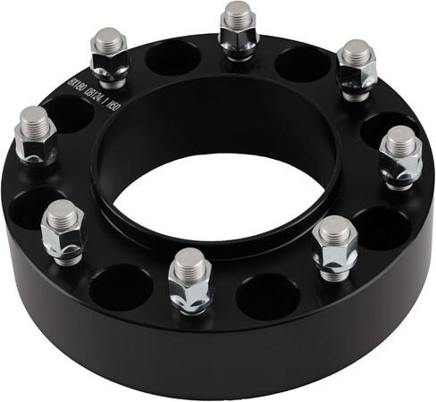 maXpeedingrods 8x180mm Wheel Spacers 2" for Chevy Silverado GMC Sierra 2500 3500 HD 2011-2024, 124.1mm Hub Bore M14x1.5 Studs in Kuwait