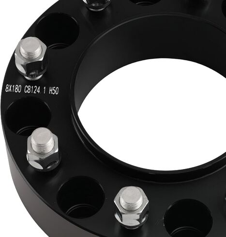 maXpeedingrods 8x180mm Wheel Spacers 2" for Chevy Silverado GMC Sierra 2500 3500 HD 2011-2024, 124.1mm Hub Bore M14x1.5 Studs in Kuwait