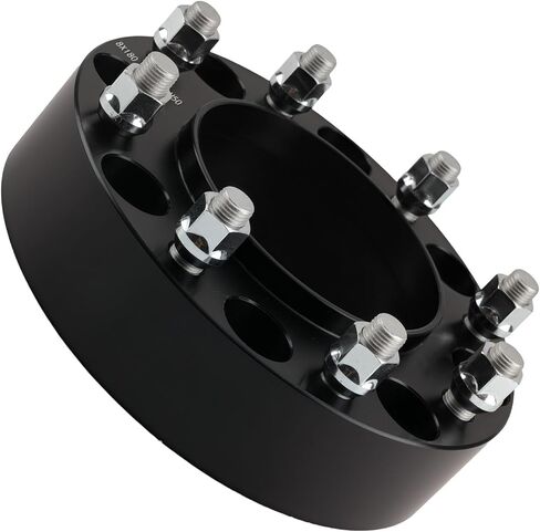 maXpeedingrods 8x180mm Wheel Spacers 2" for Chevy Silverado GMC Sierra 2500 3500 HD 2011-2024, 124.1mm Hub Bore M14x1.5 Studs in Kuwait