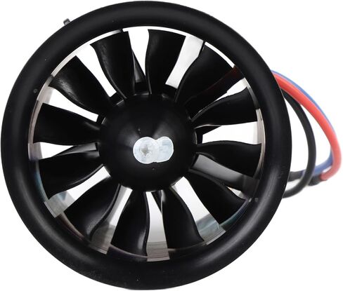 Drfeify 80mm EDF Ducted Fan 12 Blades، 6S 2000KV، 7.56lbs Thrust لطائرات RC in Kuwait