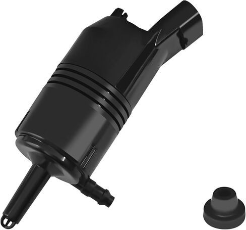 Windshield Washer Pump Front, Windshield Wiper Washer Fluid Pump Replacement with Grommet, OEM#385-232316A 89025062 8-6710 22127652, for Chevy GMC Buick Pontiac Oldsmobile Isuzu Cadillac Trucks in Kuwait