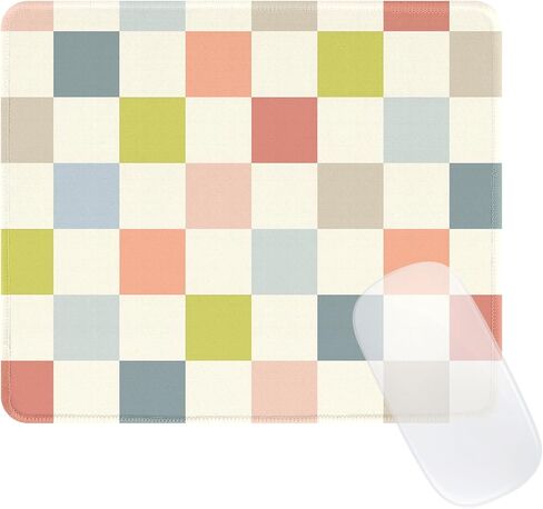 Cute Blue Stripes Mouse Pad, Waterproof Aesthetics Mouse Pads Design, Non-Slip Rubber Base Computer Simple Funny Mousepad,Small Mouse Mat Desk Accessories,Light Blue in Saudi Arabia