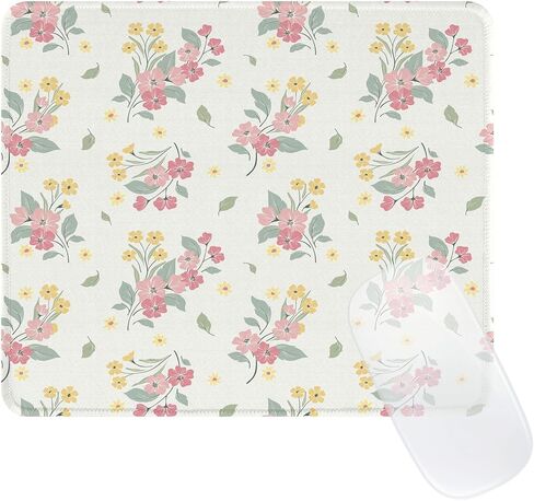 Cute Blue Stripes Mouse Pad, Waterproof Aesthetics Mouse Pads Design, Non-Slip Rubber Base Computer Simple Funny Mousepad,Small Mouse Mat Desk Accessories,Light Blue in Saudi Arabia
