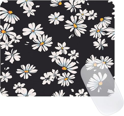 Cute Blue Stripes Mouse Pad, Waterproof Aesthetics Mouse Pads Design, Non-Slip Rubber Base Computer Simple Funny Mousepad,Small Mouse Mat Desk Accessories,Light Blue in Saudi Arabia