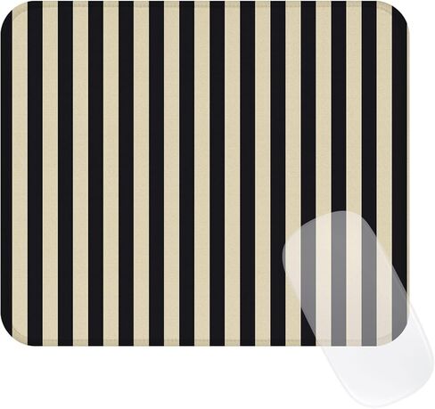 Cute Blue Stripes Mouse Pad, Waterproof Aesthetics Mouse Pads Design, Non-Slip Rubber Base Computer Simple Funny Mousepad,Small Mouse Mat Desk Accessories,Light Blue in Saudi Arabia