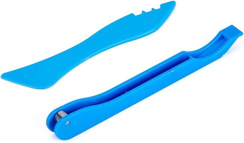 DICOSMETIC 2Pcs 7/32 Inch Copper Foil Hand Foiler for Stained Glass Hand Foiler Tool Kits Plastic Stained Glass Foil Tool Copper Foiling Hand Tools for Stain Glasses DIY, Royal Blue in Kuwait