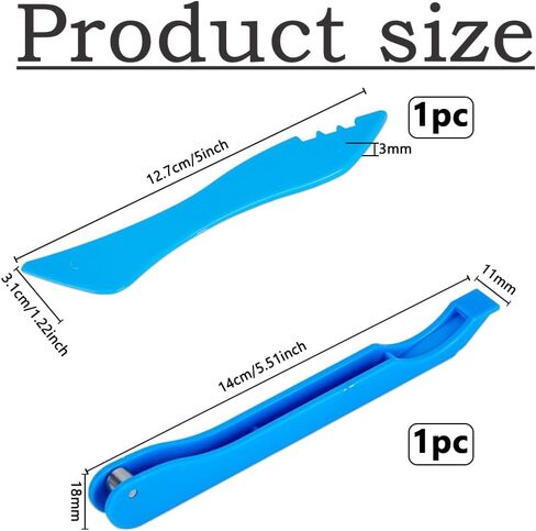DICOSMETIC 2Pcs 7/32 Inch Copper Foil Hand Foiler for Stained Glass Hand Foiler Tool Kits Plastic Stained Glass Foil Tool Copper Foiling Hand Tools for Stain Glasses DIY, Royal Blue in Kuwait