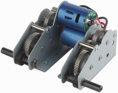 Metal Drive Gearbox for Heng Long 1/16 RC Tank Models 3 Types of High-Speed Carbon Brush Motors Metal Gearbox Plate (ML-L-Blue) in Kuwait