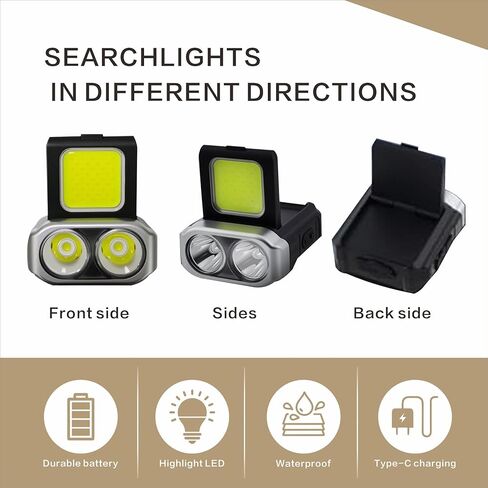 Drone Searchlight, 450lm, 6 Modes, 1200mAh, 3H Runtime, for DJI Mini 4 Pro/Mavic 3 Pro/Air 3S/Avata/Neo/Flip (black) in Kuwait