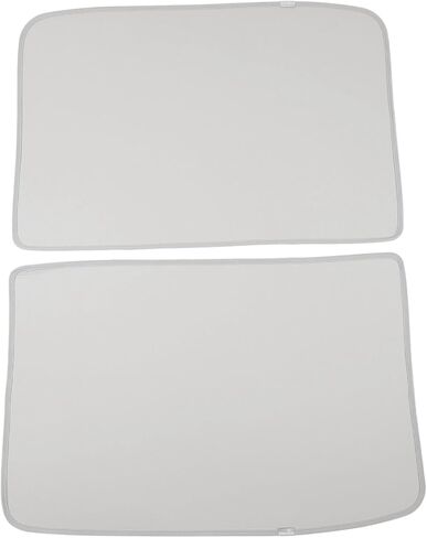 ZJchao ZJchao Glass Roof Sunshade, Sunroof Sun Shade Roof Window Sunshade Type Manganese Steel Alloy + Ice Crystal Gauze with Storage Bag for Reduce Direct Sunlight (Black) (Grey) in Kuwait