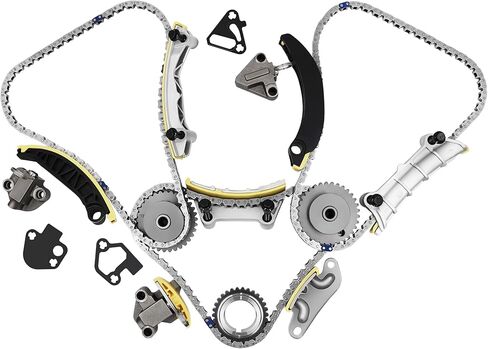 GM 3.6 Timing Chain Kit W/Water Pump & Oil Pump 12603745 for 2007-2015 Chevy GMC Cadillac Buick Saturn Pontiac Suzuki Saab V6 Engine 3.6L 3.0L Replace# 9-0753S Cadena De Tiempo Kit in Kuwait