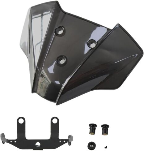 Windshield Wind Deflector Visor for 790 (2018-2024), 890 (2021-2024), and 890 R (2020-2023) - Black/Grey(Orange) in Saudi Arabia