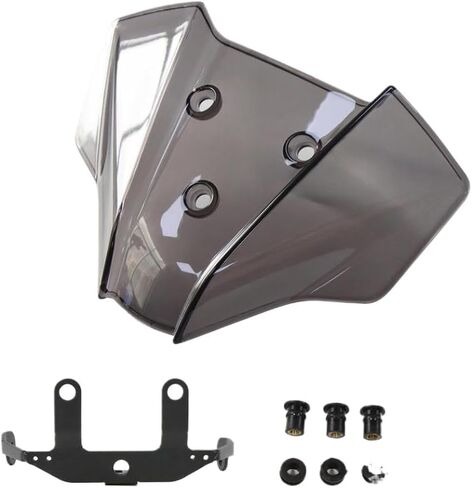 Windshield Wind Deflector Visor for 790 (2018-2024), 890 (2021-2024), and 890 R (2020-2023) - Black/Grey(Orange) in Saudi Arabia