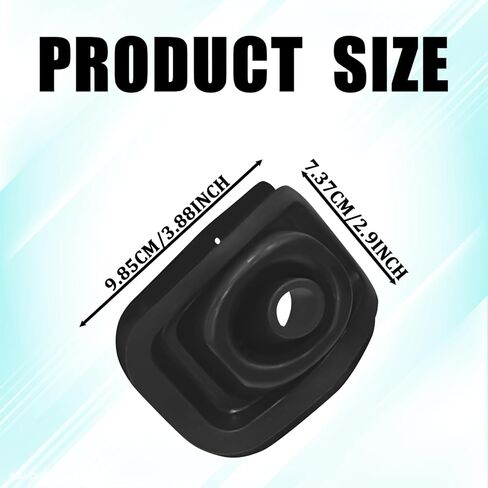 1PC Shifter Boot 26093753 47106 Shifter Lever Handle Boot Seal for 2000-2006 Chevy GMC Sierra Suburban Yukon، مقاوم للخدش ومقاوم للماء، أحذية مقبض ناقل الحركة استبدال الختم (أسود) in Kuwait