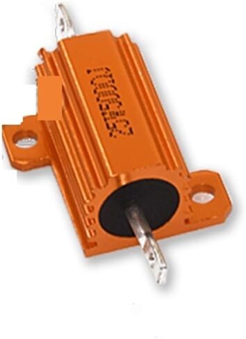 1 قطعة RX24 5W 10W 25W 0.01 ~ 30K الألومنيوم الطاقة معدن Wirewound المقاوم 1R 2R 5R 8R 10R 20R 100R 150R 1K 2K 5K 10K 100k أوم (25W 120R) in Kuwait
