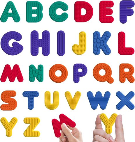 10PCS Sensory Toys & Number Learning - Soft Silicone 123 Stones with Keychains, Montessori Math Toys for Toddlers, Quiet Autism ADHD Fidgets,Toddler Travel Essential & Teacher Gift(10 Numbers) in Kuwait