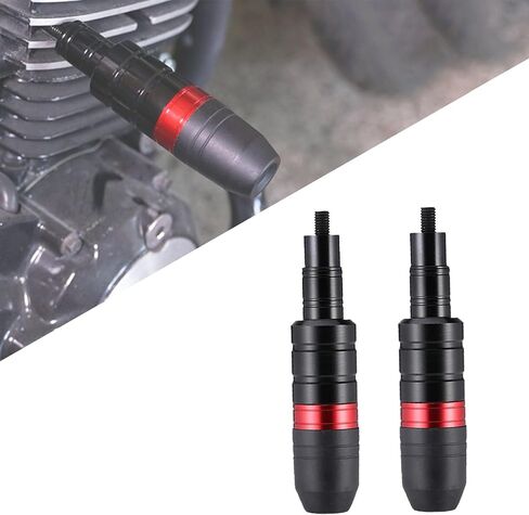 2 حزمة من مزلقات إطار الدراجة النارية لسوزوكي SV1000S SV 1000S SV1000 S، واقيات منزلق إطار مضاد للسقوط، عصا منزلق إطار من الألومنيوم CNC مضادة للسقوط، ملحقات الدراجات النارية، أحمر C in Kuwait