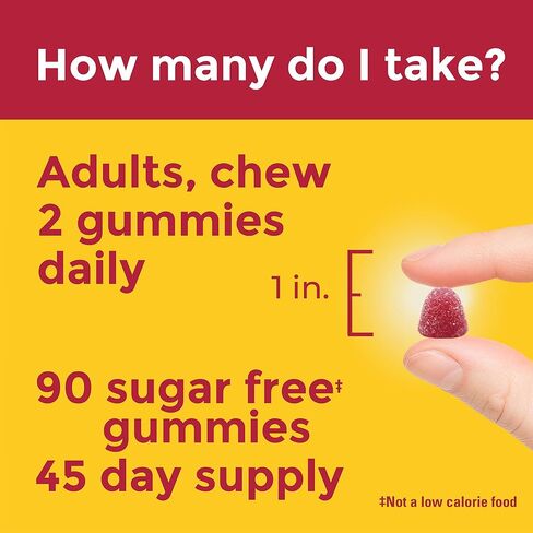 Nature Made Zero Sugar Multivitamin Gummies, Daily Nutritional Support Vitamin Supplements, 90 Sugar Free Gummies, 45 Day Supply in Saudi Arabia