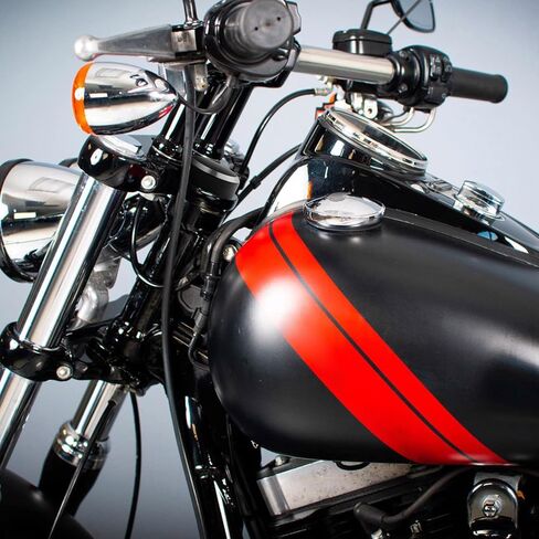 TCT-MOTORPARTS Triple Tree Top Upper Fork Nut Bolt Cover Fits for Harley Dyna Street Bob 2009-2017 in Kuwait