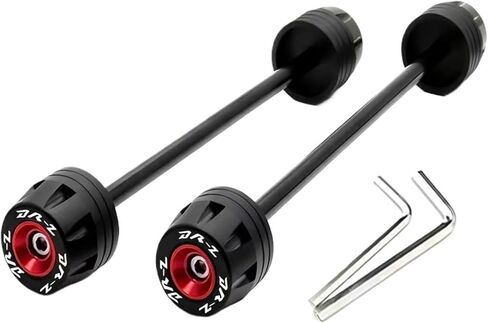 Rear Front Axle Fork Crash Slider Motorbike Wheel Protector Compatible with DRZ DRZ400SM DRZ400S DRZ400SE 2000-2025(Red) in Saudi Arabia