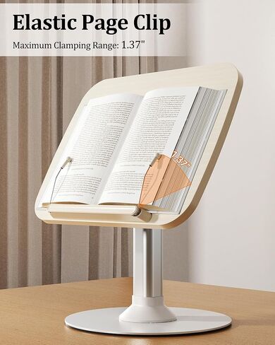 حامل قراءة للأطفال 2 في 1 للكتب والأجهزة اللوحية، حامل كتب بارتفاع زاوية قابل للتعديل مع مشبك كتب، حامل كتب مريح صديق للأطفال للأطفال الصغار، حامل كمبيوتر محمول للأريكة والسرير والسيارة in Kuwait