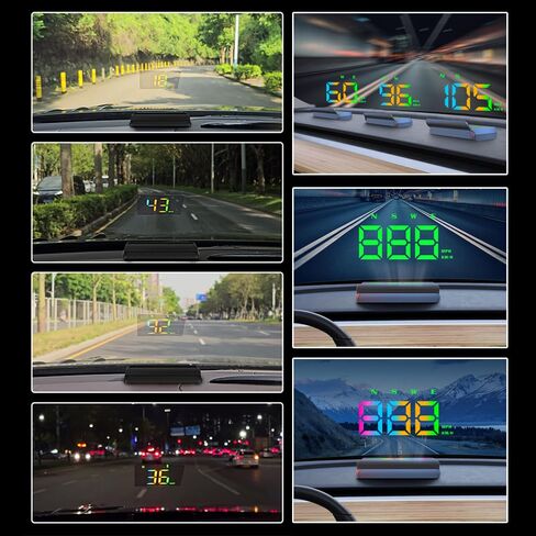 Car Heads up Display for Subaru Ascent 2019-2026 7 Seats Digital Speedometer for Car HUD Head up Speed Displays Interior Accessories in Kuwait