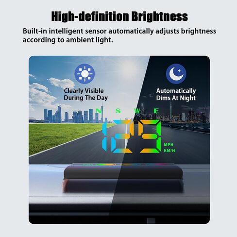 Car Heads up Display for Subaru Ascent 2019-2026 7 Seats Digital Speedometer for Car HUD Head up Speed Displays Interior Accessories in Kuwait