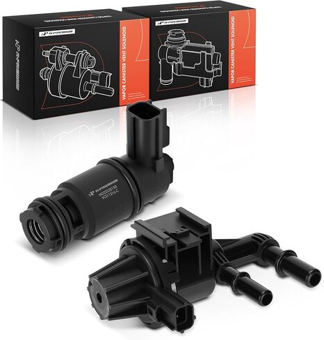 A-Premium EVAP Vapor Canister Purge and Vent Valve Solenoid Set متوافق مع Ford Focus 2009-2011 L4 2.0L & Lincoln MKT 2010-2012 V6 3.7L in Kuwait
