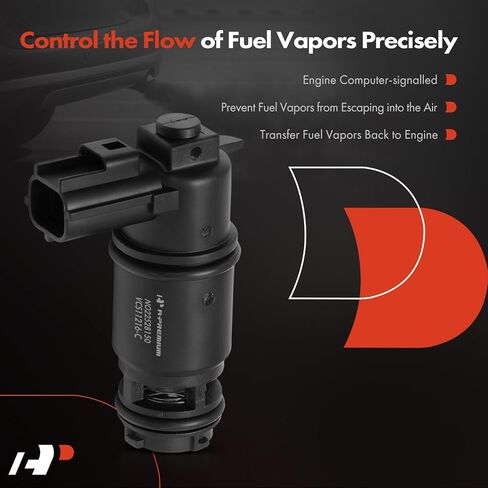 A-Premium EVAP Vapor Canister Purge and Vent Valve Solenoid Set متوافق مع Ford Focus 2009-2011 L4 2.0L & Lincoln MKT 2010-2012 V6 3.7L in Kuwait